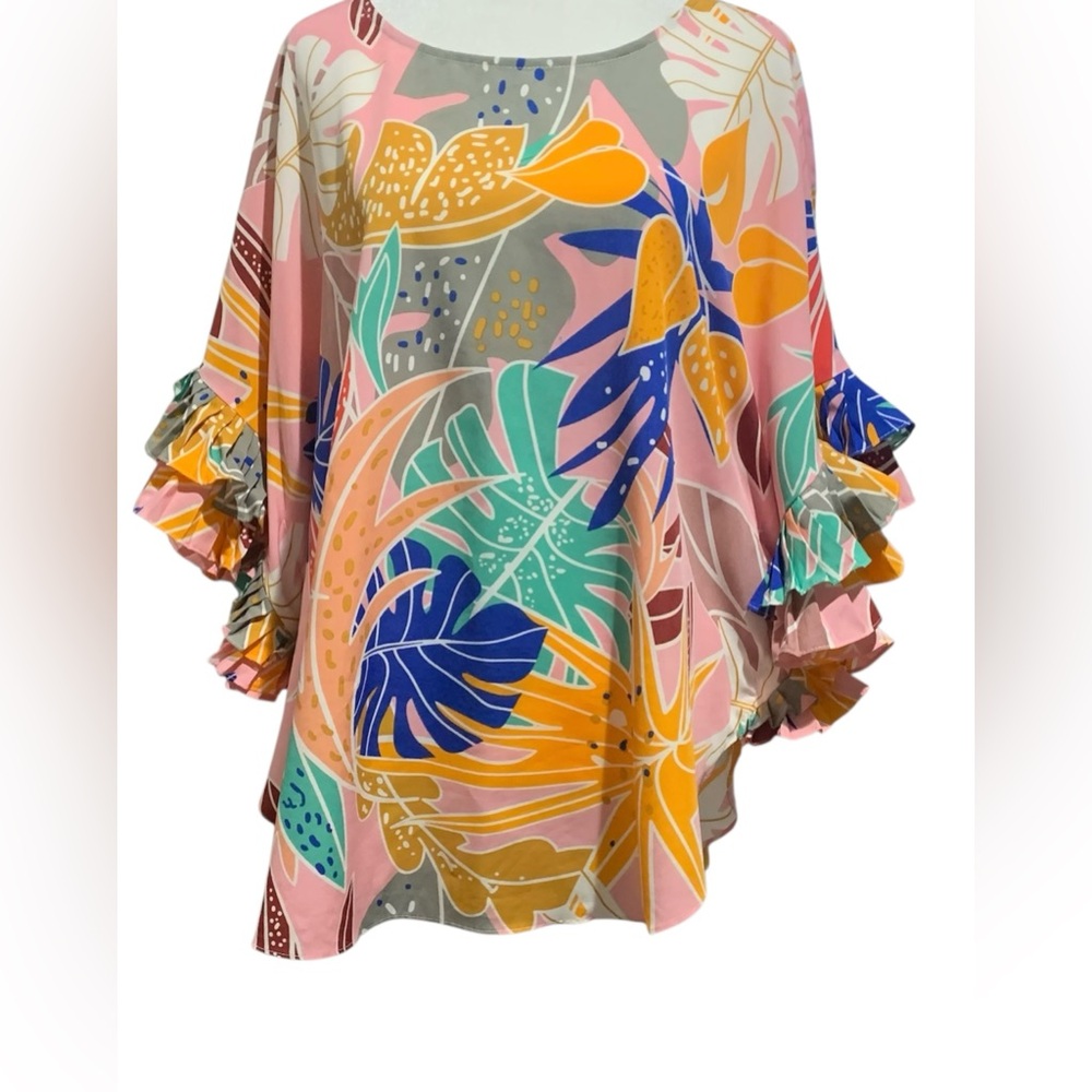 JODIFL Tropical Print Top